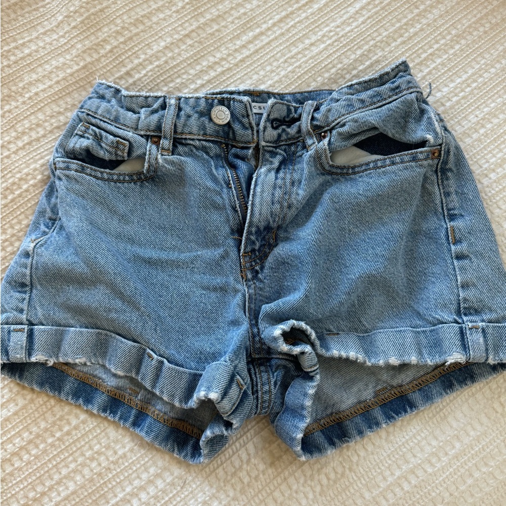 PacSun Classic Blue Denim Women Shorts